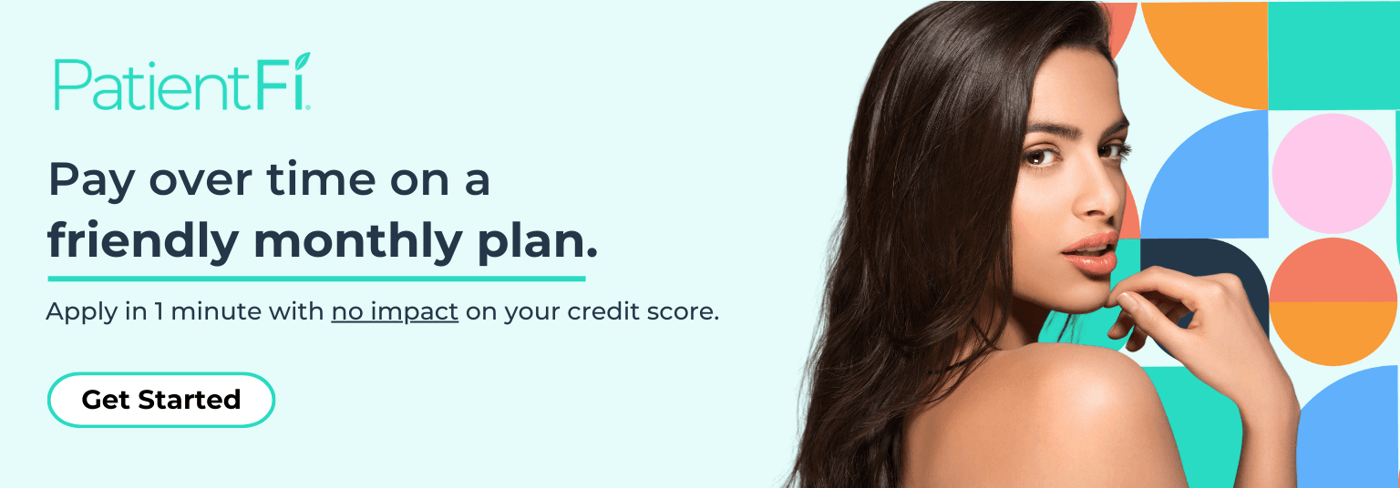 Patientfi - Get the look you want. Pay Monthly - Banner